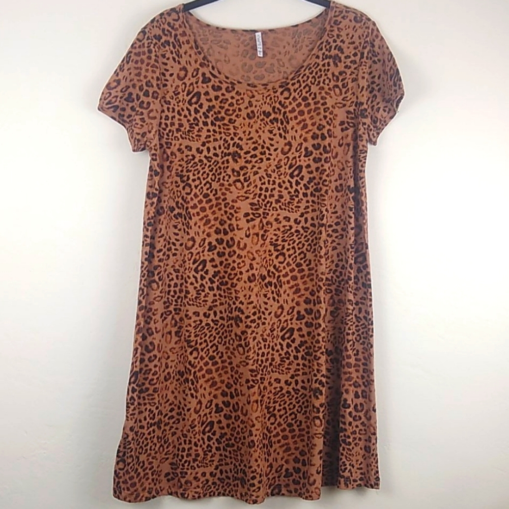 ❤️SOLD!❤️ Z Supply Leopard Print Tunic Size: L - Picture 1 of 7